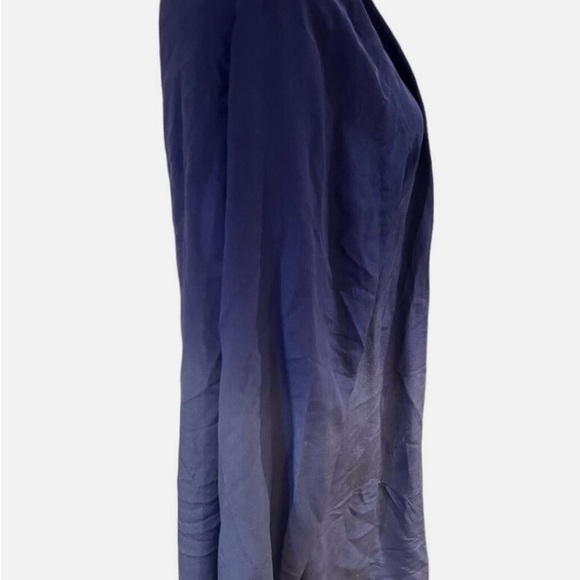 Eileen Fisher Silk Ombré Blue Cardigan Women’s Size Large 100% Silk - Picture 7 of 8